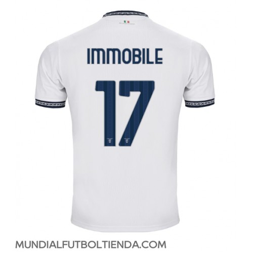 Camiseta Lazio Ciro Immobile #17 Tercera Equipación Replica 2023-24 mangas cortas